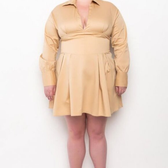 PLUS LET THEM KNOW LADY AND FLARE MINI DRESS ( BRAND NEW !!!! ) - Picture 3 of 8